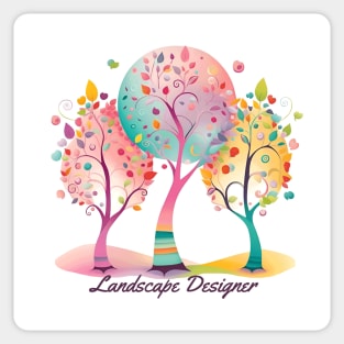 Landscape Designer and Trees Sticker